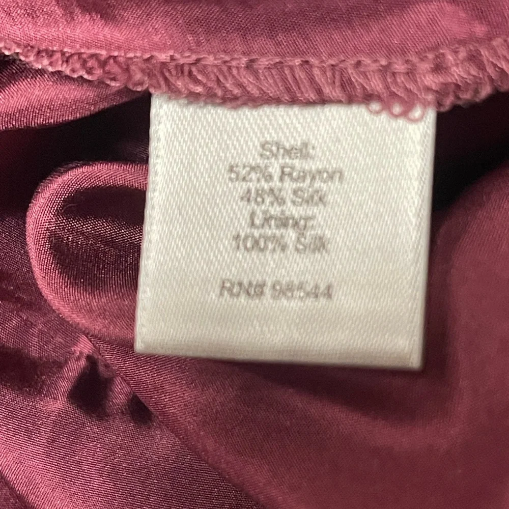 Beth Bowley Sleeveless Lined Silk Dress Size 10